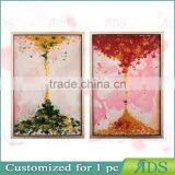 Framed Handmade Saw Dust Shadow Box Wall Art thumbnail-1