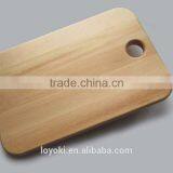 Best Organic Natural Beech Wood Cutting Board With Holder Hole 13-3/4"x9"x3/4" Chopping Board With Groove thumbnail-3