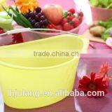 BPA-Free Basket with handle /Plastic basket with portable handle for vegetable /storage baskets for fruit