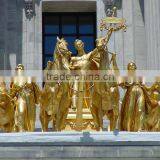 Popular Garden Decor Golden Horse Statue thumbnail-3