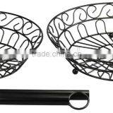 2-Tier Metal Countertop Bread Basket Stand thumbnail-2