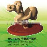 (HA-16707) WHOLESALE EXCELLENT QUALITY OUTDOOR SPRING RIDE /WHOLESALE KIDS ROCKER RIDER HORSE TOY thumbnail-1