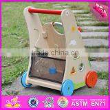 2016 New Design Push Along Activity Center Toy Wooden Toddler Walker W16E061 thumbnail-3