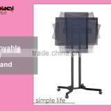 Simple Style TV Mounting Bracket for Two Screen, Mobile Double Screen TV Stand thumbnail-6