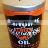 Round Plain Metal Coin Bank thumbnail-1