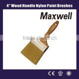 4"Wood Handle Nylon Paint Brushes thumbnail-1