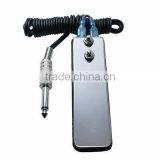 New Mini Flat Stainless Steel Tattoo Machine Power Supply Foot Pedal Switch thumbnail-1