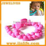 BPA Free Teething Jewelry Food Grade Silicone Beads thumbnail-1