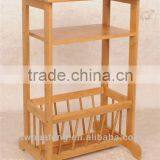 2017 Fashion Bamboo Bathroom Display Shelf