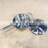 Mirror Polished 2.2mm 3ply Bottom Stainless Steel 304 Cooking Pot/single Handle Induction Soup Pot for Hotel thumbnail-5