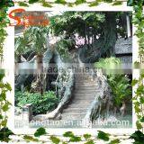 High-level Design Outdoor Artificial Tree House Simulation Artificial Tree House for Kids thumbnail-1