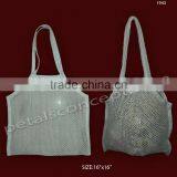Natural Cotton Mesh Grocery Bags thumbnail-1