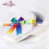 China Pre-made Satin Rainbow Gift Box Wrapping Ribbon Bow thumbnail-1
