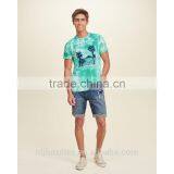 Men Tie Dye T-shirt ,cotton T-shirt, Summer T-shirt,print T-shirt thumbnail-5
