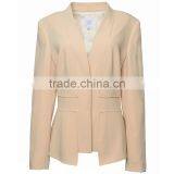 High Quality Best Price Latest Women Fashion Unique Design Custom Long Sleeve Formal Wear Jacket thumbnail-2