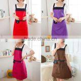 New Kitchen Apron With Pocket Restaurant Waterproof Chef Works Aprons