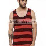 Mens Summer Over Dyed Striped Custom Rash Vest thumbnail-1
