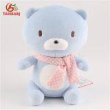 Shenzhen Factory Soft Toys Colorful Sitting Huggable Plush Bear Pet Animal With Scarf