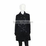2014-2015 Coat Suits for Women Long Coat Women Double Breasted Black thumbnail-2