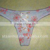 Lace Seam Lace Sexy Embroidery Panty for Ladies Sexy Girl's Underwear thumbnail-1
