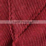 A-Line Dark Red Lace up Round Collar Sleeveless Mini Corduroy Dress thumbnail-6