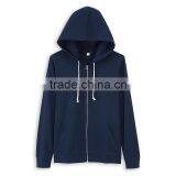 Light Jersey Cotton Fashion Zip up Blank Hoodie Sweatshirt thumbnail-3