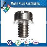 Made in Taiwan Fillister Head Slotted Machine Screw thumbnail-6