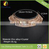 Multiple Layers Rhinestone Crystal Choker Necklace for Women New Fashion Jewelry thumbnail-3