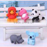 Cute 3D Magic Animal Shape Puzzle Erasers Set thumbnail-2