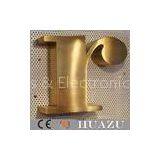 Professional Decorative Hanging Brass Illuminated Sign Letters Anti - Corrosion