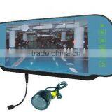 Car Bluetooth Mirror Handsfree Rearview With Parking Sensor,Camera