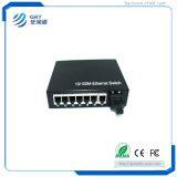 GRT 10/100/1000M Ethernet  7-RJ45 Port Single/Multi Mode Fiber Optical Media Converter