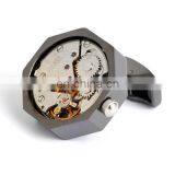Exquisite Watch Movement Gear Gun Black Men Shirt Fashion Cuff Link thumbnail-5