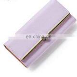 2017 Candy Color Classic Cute Women's Wallet Button Leather Faux Clutch Lady Purse Long Handbag High Quality Card Holder thumbnail-2