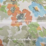 100% Silk Crepe Georgette With Floral Pattern