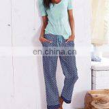 Lightweight Polyester/cotton PJ Pant/Top Set thumbnail-1