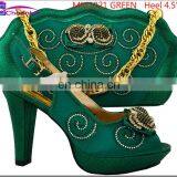 ladies shoes and bags high heel women handbag with shoes MM1021