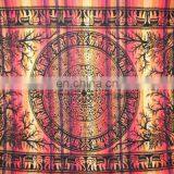 Overprint Elephant HAndloom Bedspread thumbnail-1