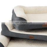 2020 Nwe Style Custom Soft Comfortable Designer Premium Upholstered Calming Orthopedic Dog Sofa Pet Beds thumbnail-2