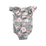 Baby Floral Romper Boho Chic Clothing Custom Bodysuit thumbnail-1