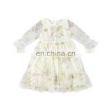 Spring Autumn Girls Dress Casual Long Sleeves Lace Mesh Floral Kids Dresses Girl Cute Princess Dress thumbnail-4