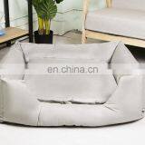 Luxury Dog Bed Machine Washable Rectangle Pet Bed Breathable Soft Fabric With Nonskid Bottom thumbnail-6