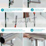 Stainless Steel Handrail Support For Tube For Glass thumbnail-6