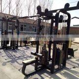China Hot Sale Multi Jungle Gym Machine 5 Station Gym Equipment 5 Station Multi Gym Trainer SE56 thumbnail-4