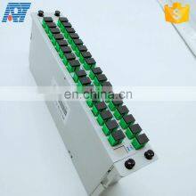 FTTH Optical Fiber Connector 32 Ports Cassette Type PLC Splitter With Factory Price thumbnail-2