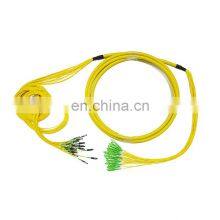 2M 24 Core SM Single Mode MU-SC/APC Pre-Terminated Cable Fibre Optic Patch Cord /pigtail Cable