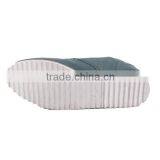 Navy Blue Women Fancy no Brand Sneakers Lace up Saw-toothed Sole Shoes thumbnail-6