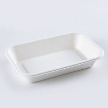 New Hot Disposable Biodegradable  24OZ TRAY Bagasse Food Box Take away Sugarcane container
