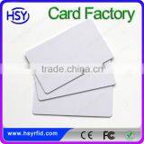 Factory Smart Security Management RFID Customized Thickness Blank Plastic Card for RFID System