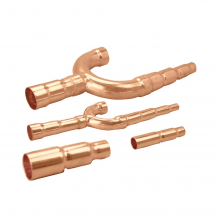 Copper Y Branch Pipe for Midea Series FQZHW-02N1E Copper Pipes for Air Conditioners